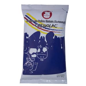 Leche entera Cosmolac en polvo azucarada x380g