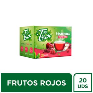 Infusión Mr Tea tisana frutos rojos x20 unds x30g