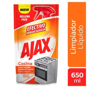 Limpiador Ajax cocina doypack x650ml