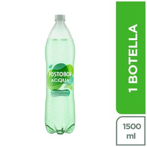 Gaseosa Postobon acqua frutos verdes pet 1500 ml