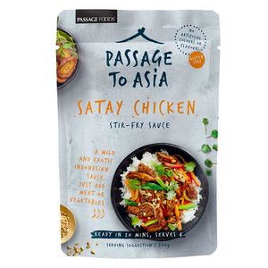 Salsa passage asia pollo satay x200g