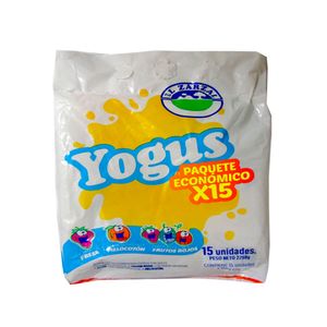 Bebida láctea Yogus surtido paquete x15und x150g c-u
