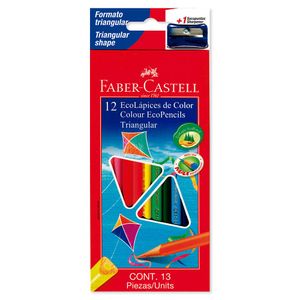Colores triangulares Faber Castell x12und