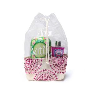 Estuche Vitú crema pepino + splash chic