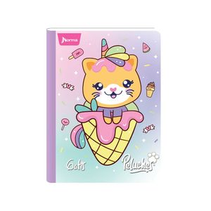 Cuaderno cosido peluches fantasy grande 100 hoja 1 materia cuaderno Norma