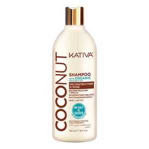 Shampoo kativa aceite coco org.recons.brillox500ml
