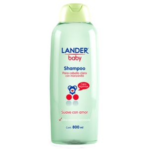 Shampoo lander baby cabello claro manzanillax800ml