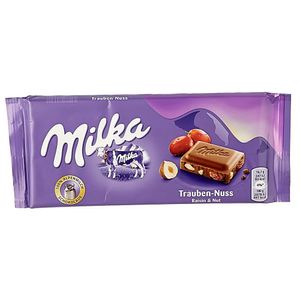 Chocolatina Milka Uva x 100 G
