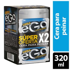 Cera peinar ego look definido flex x2und x320ml