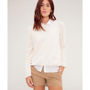 Buzo m/l tejido de punto poliéster Femenino Blanco liso AMI