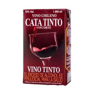 Vino tinto vincorte chileno x1000ml