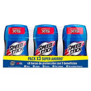 Desodorante Speed Stick x5 barra x3 und x50g c-u