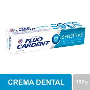 Crema dental Fluocardent sensitive x102g
