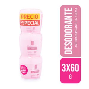 Desodorante Elizabeth Arden clásico crema x 3 und x 60g c-u