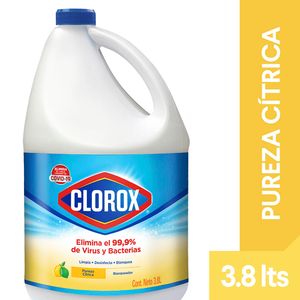 Blanqueador Clorox pureza cítrica x3800ml