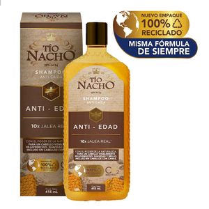 Shampoo Tio Nacho antiedad nutrición jalea real x415ml