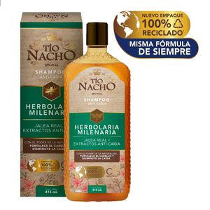 Shampoo Tio Nacho fortalecimiento herbolaria milenaria x415 ml