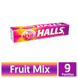 Caramelo Halls barra Fruits mix x9 pastillas