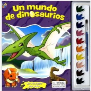 Libro de poster-un mundo de dinosaurios Penguin