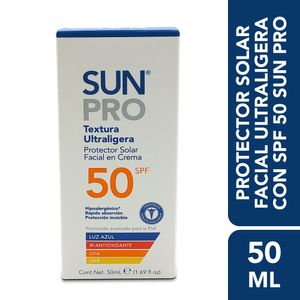 Protector solar Sunpro facial crema spf 50 x50ml