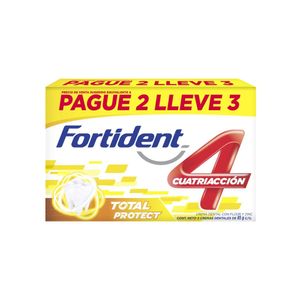 Crema dental Fortident Total Protection x3unds x85g c/u