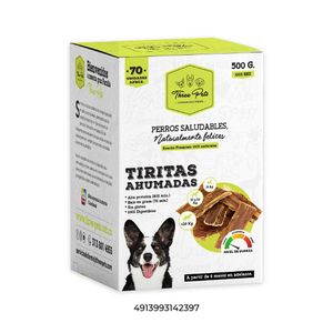 Snack Tiritas ahumadas Three Pets 70 unidades x 500gr