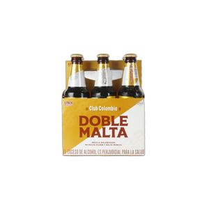 Cerveza Club Colombia doble malta x6und x330ml c/u