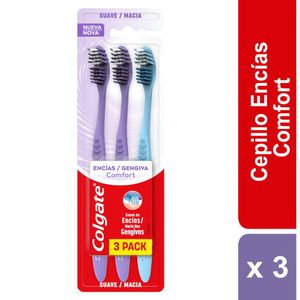 Cepillo dental Colgate encias comfort x3und