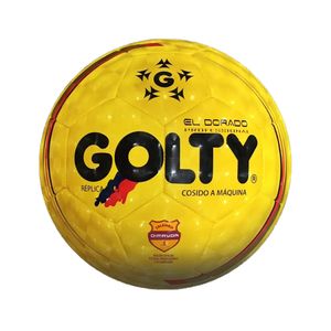 Balón de fútbol replica Golty dorado N°5 cosido