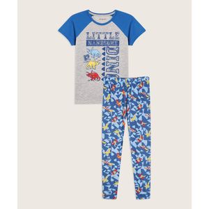 Pijama Corto Largo, Camiseta Cuello Redondo Con Screen Y Pantalon Jogger Estampado  Infantil Niño 66040057