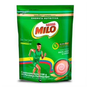 Alimento Milo en polvo bolsa x1100g