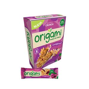 Barra Origami cereal arándanos yogurt x6unds x32g c-u