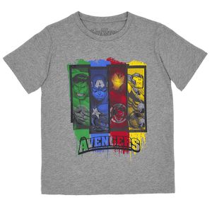 Camiseta estampada  m/c  infantil coleccion AVENGERS