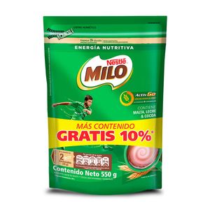 Milo Activ Go doypack x 500g gratis 10%