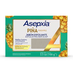 Jabón facial Asepxia exfoliante piña x100g