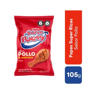 Papas super ricas pollo x105g