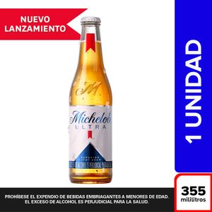 Cerveza Michelob Ultra botella x355ml