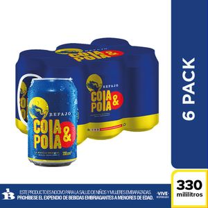 Refajo Cola & Pola lata x6und x330ml c-u