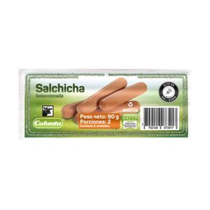 Salchicha Colanta seleccionada x2und x90g