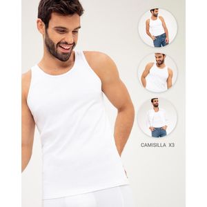 Trio de camisilla en Algodòn Masculino CADIZ X3 GEF