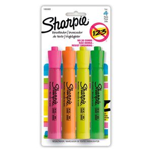 Resaltadores Sharpie tank surtido x4und