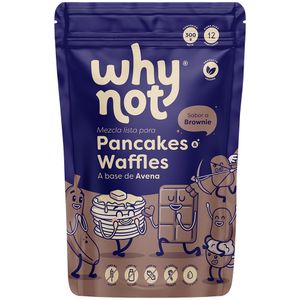 Mezcla Why Not pancakes & waffles avena sabor brownie x300g