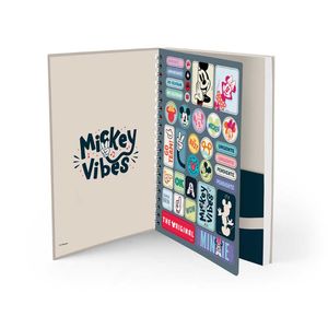 Cuaderno 7 Materias  95 Mickey 175 Hojas Mixto Scribe