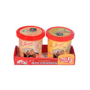 Helado San Jeronimo vainilla + Helado San Jeronimo Maracuya x 300g c-u