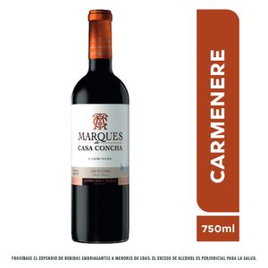 Vino tinto Marques casa concha carmenere x750ml