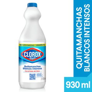 Quitamanchas Clorox blancos intensos x930ml