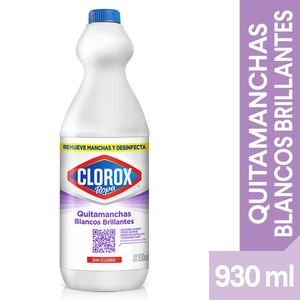 Quitamanchas Clorox blancos brillantes x930ml