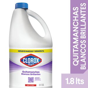 Quitamanchas Clorox blancos brillantes x1800ml