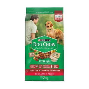 Comida para perro Dog Chow Adultos medianos y grandes x2kg