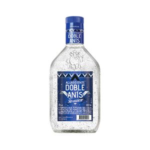 Aguardiente Doble Anis sin azucar botella x750ml